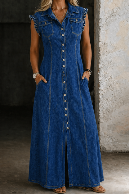 Liora | Jeanskleid in Übergröße