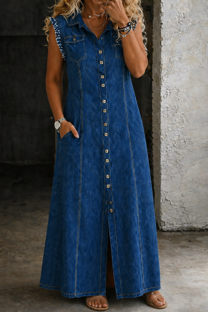 Liora | Jeanskleid in Übergröße