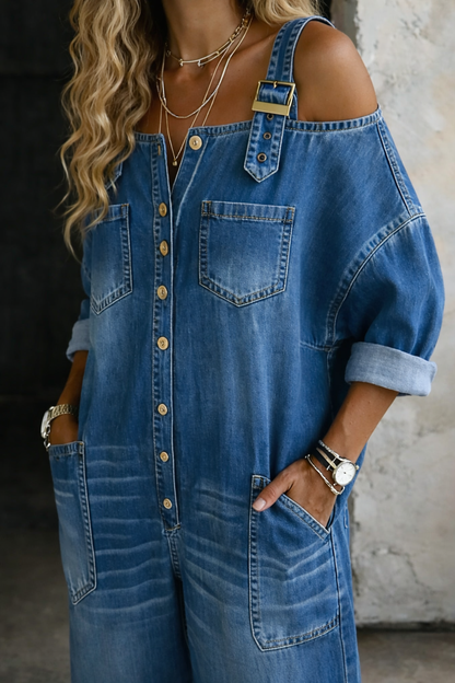 Sophia | Jeans Overall ohne Ärmel