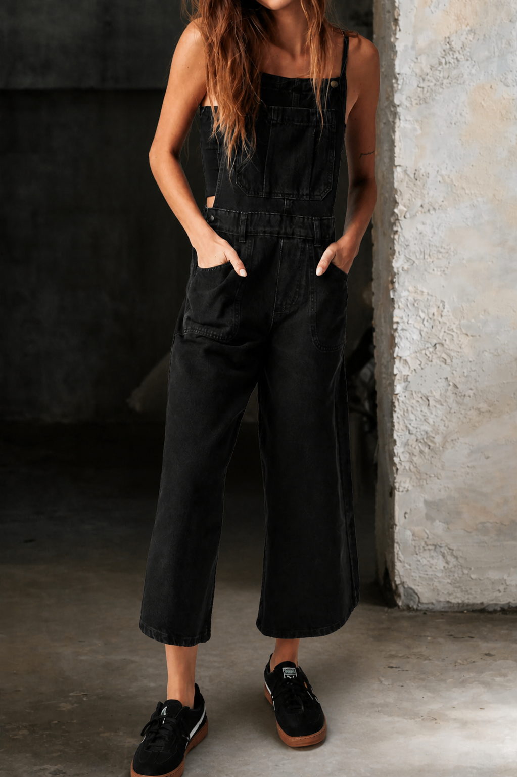Elizabeth | Latzhose mit weiten Beinen