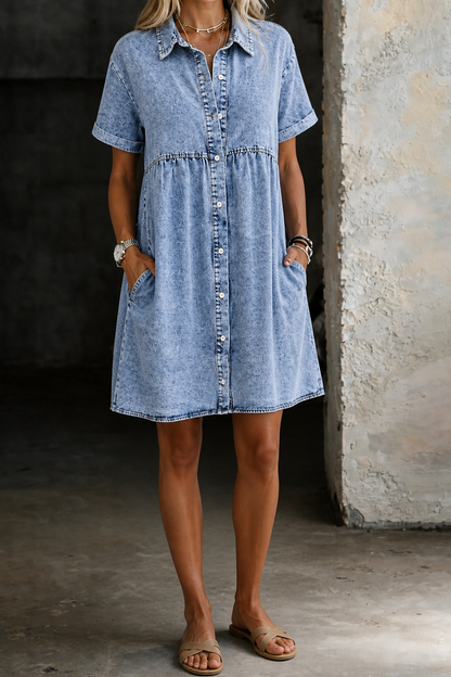 Jane | Jeanshemdkleid
