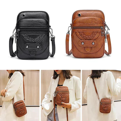 Lotte | Strukturierte Ledertasche