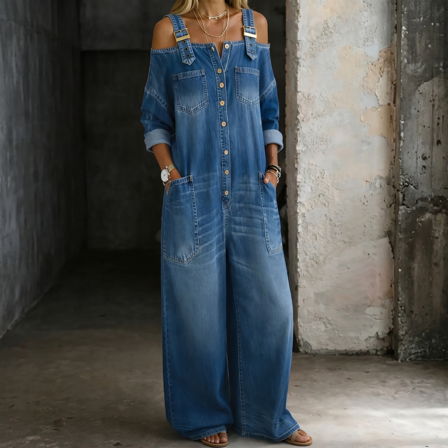 Sophia | Jeans Overall ohne Ärmel