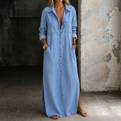 Delana | Kleid mit Knopf