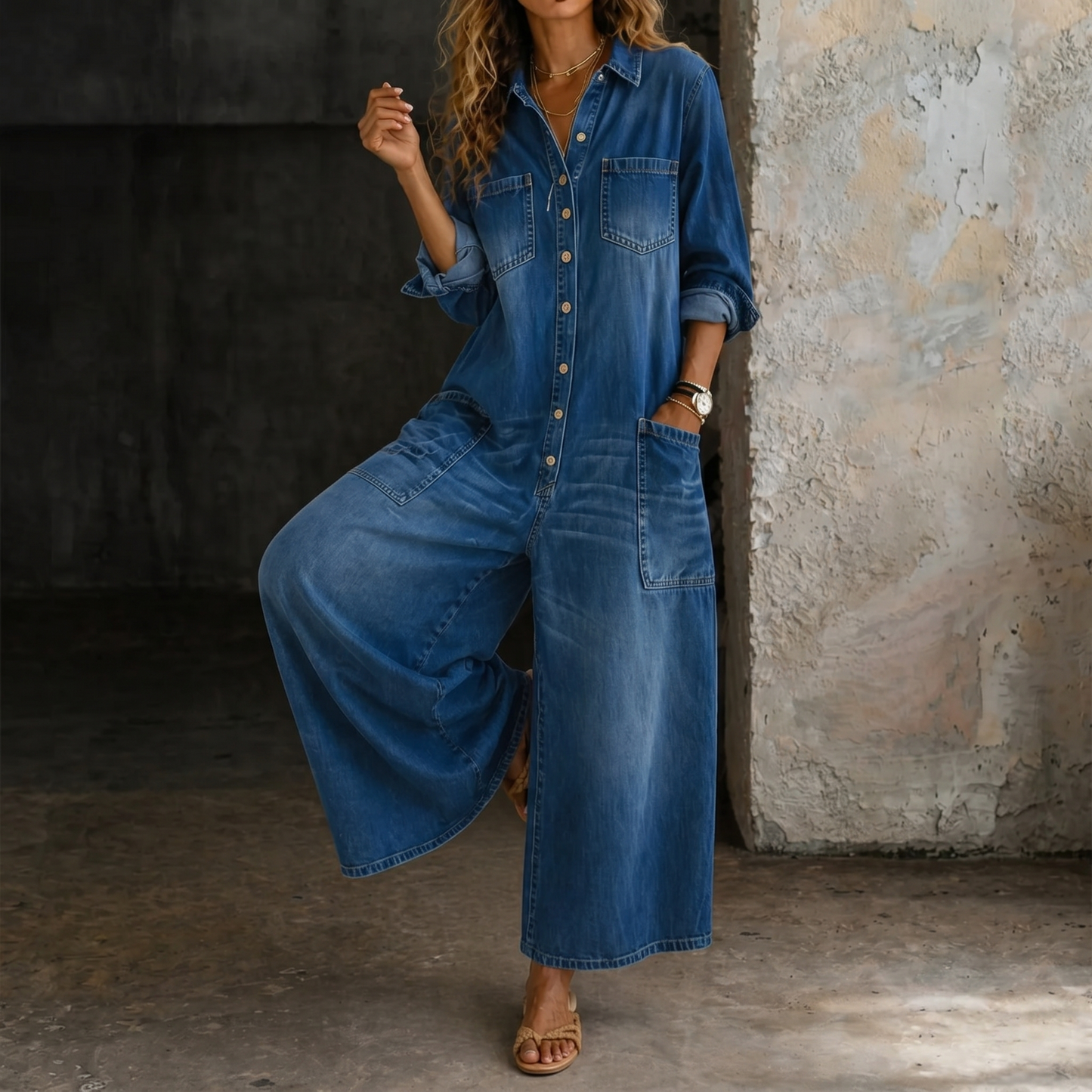 Vivienne | Lockere Jeanskombination