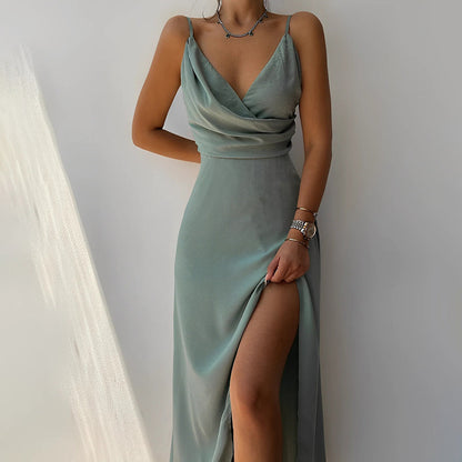 Elegantes Victoria Kleid mit Schlitz