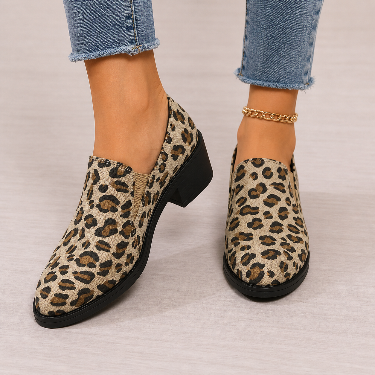 Angélique™ | Leopardenmokassin
