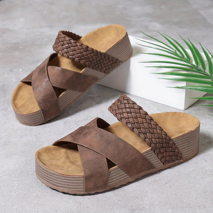 Elegante Gewebte Sandalen