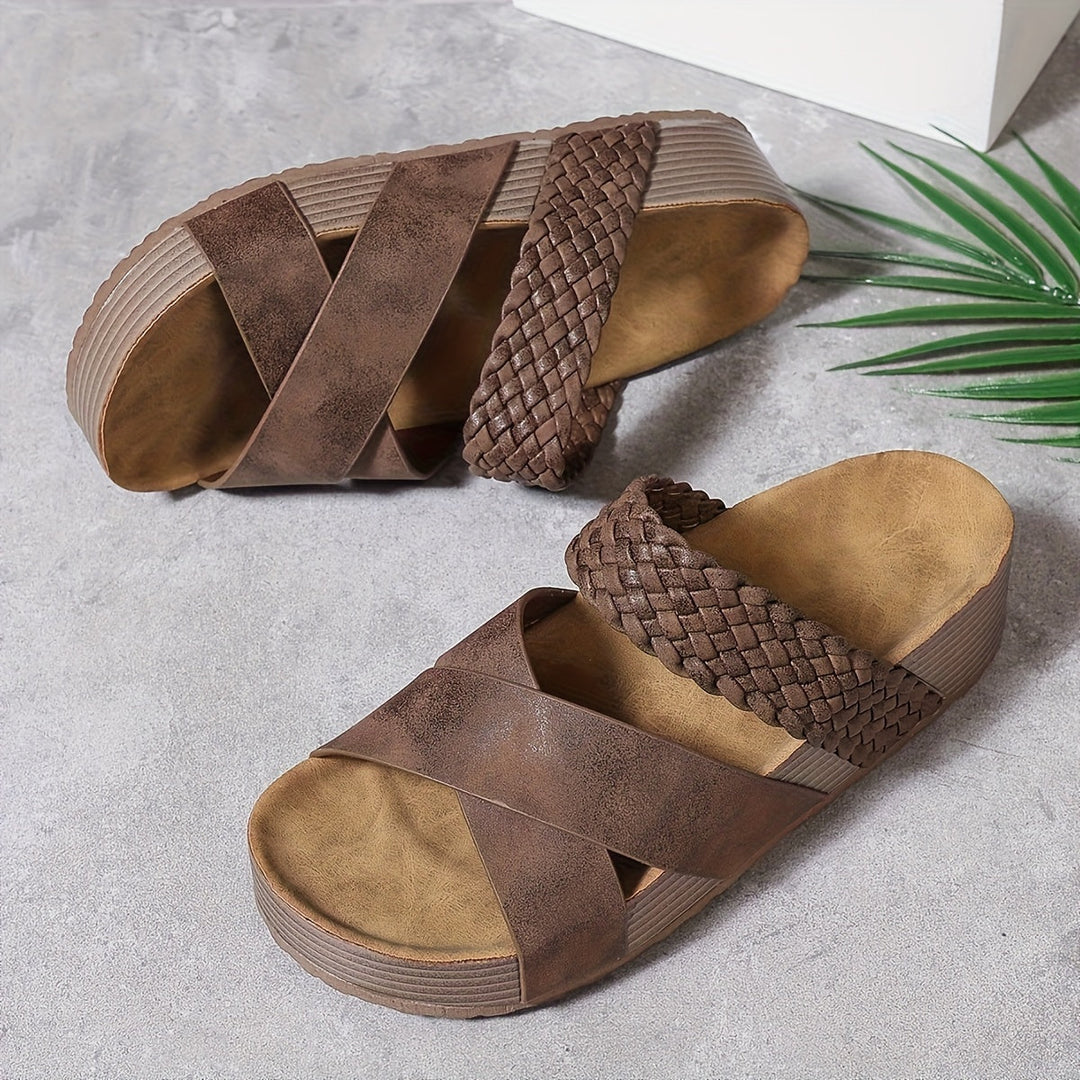 Elegante Gewebte Sandalen