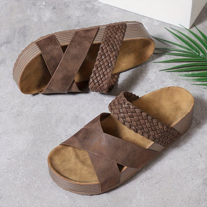 Elegante Gewebte Sandalen