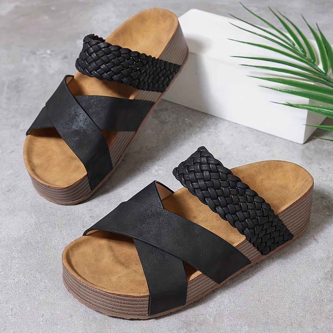 Elegante Gewebte Sandalen