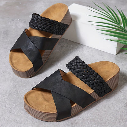 Elegante Gewebte Sandalen
