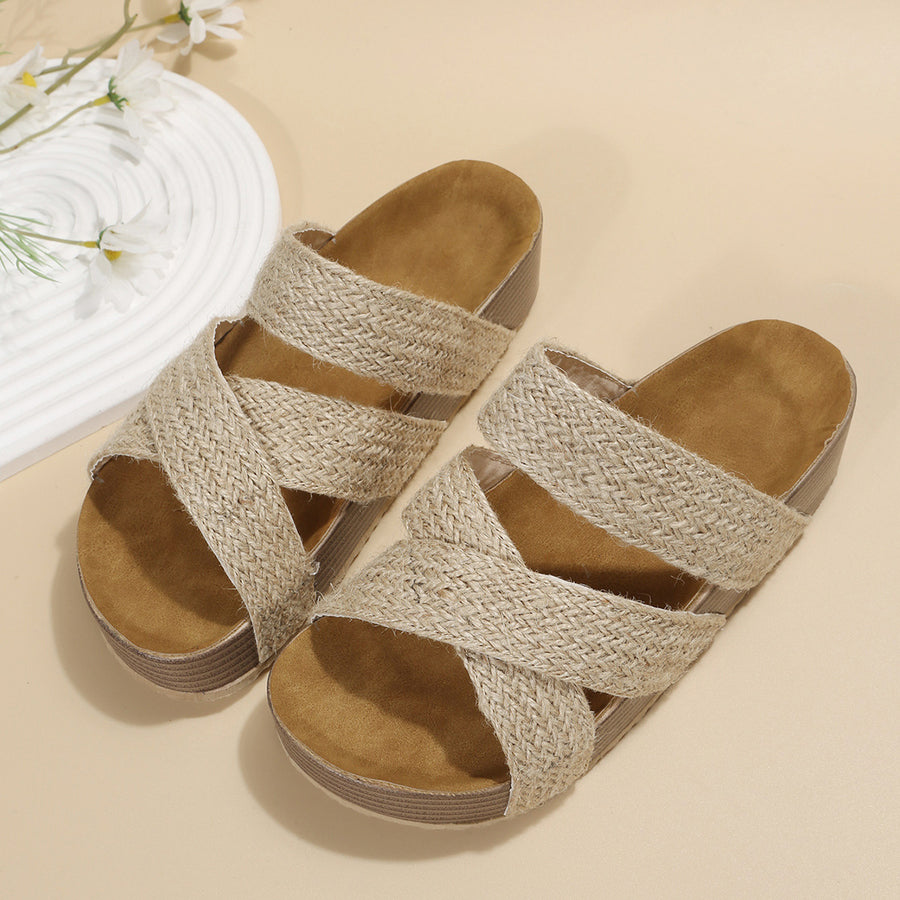 Elegante Gewebte Sandalen