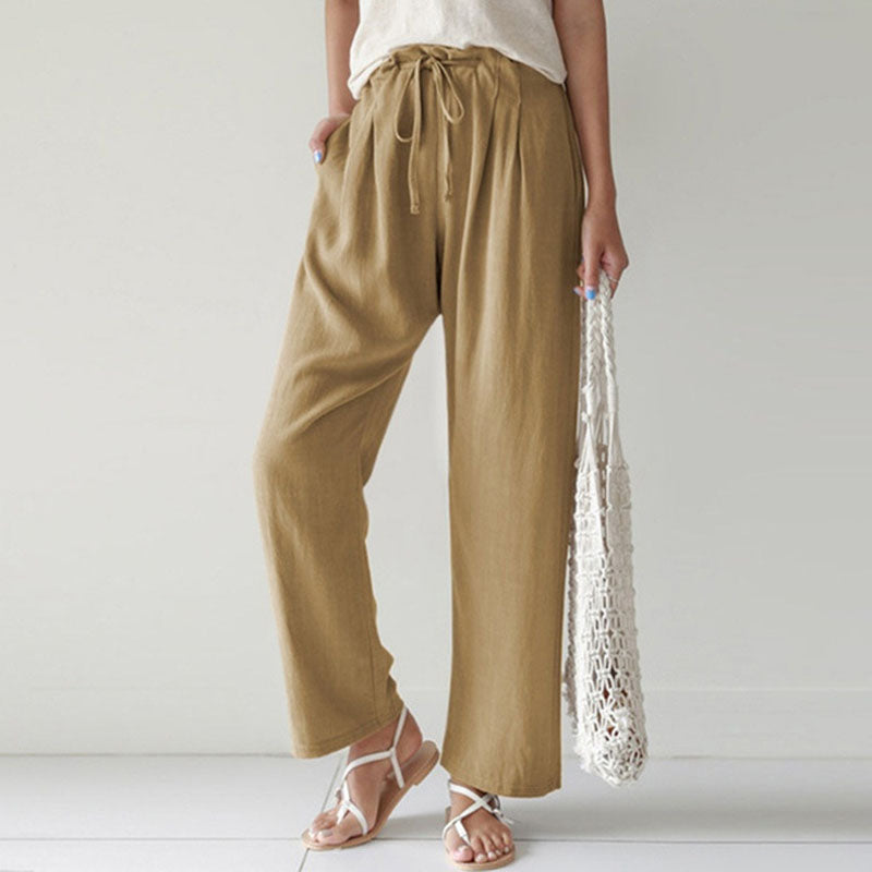 Vara - Relaxed Fit Hosen mit Verstellbarem Bund