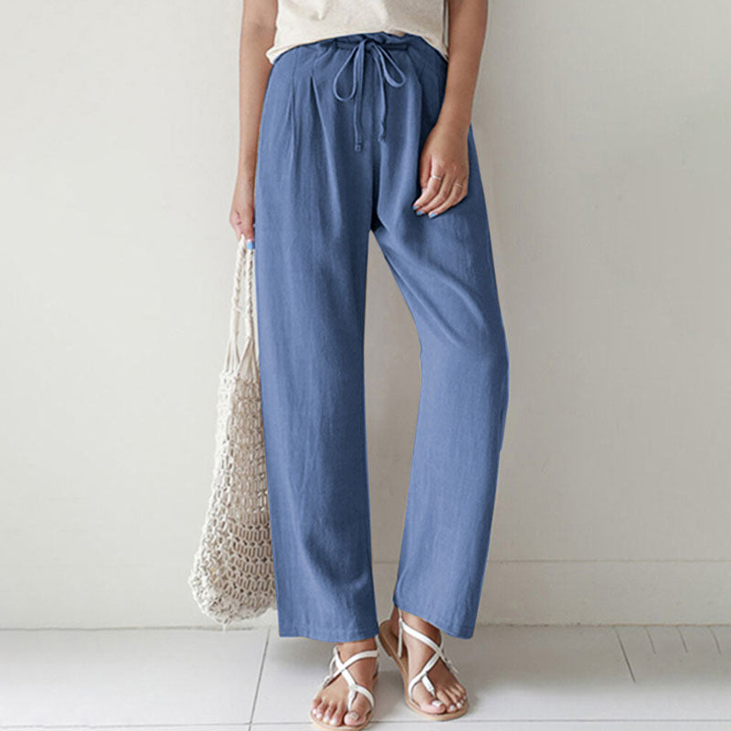 Vara - Relaxed Fit Hosen mit Verstellbarem Bund