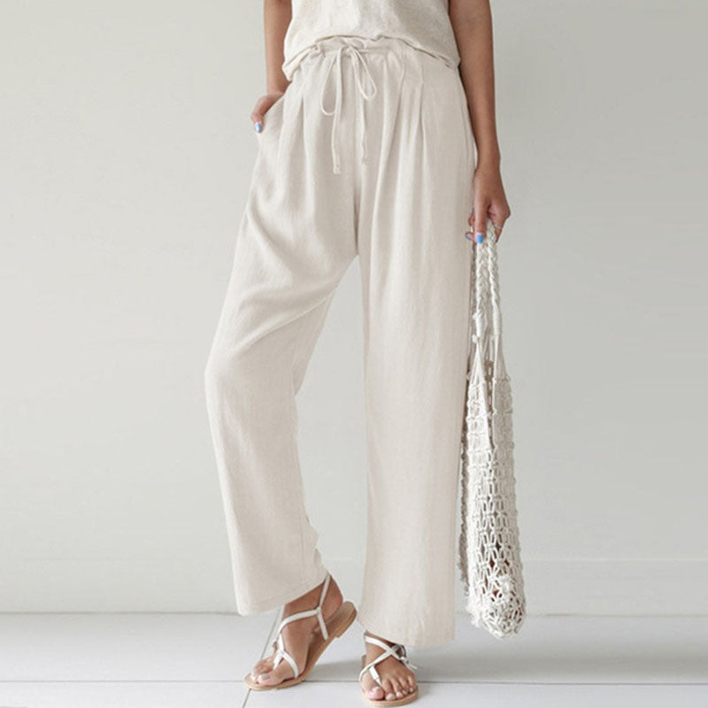 Vara - Relaxed Fit Hosen mit Verstellbarem Bund