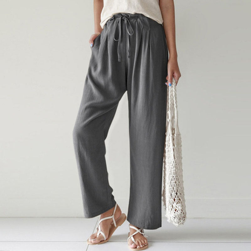 Vara - Relaxed Fit Hosen mit Verstellbarem Bund