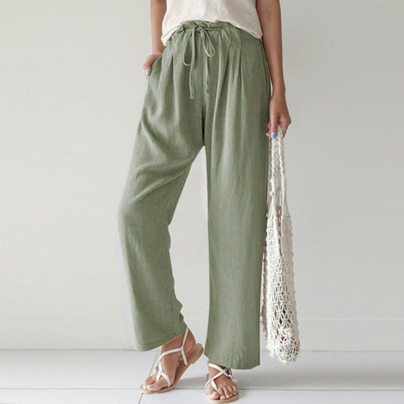 Vara - Relaxed Fit Hosen mit Verstellbarem Bund