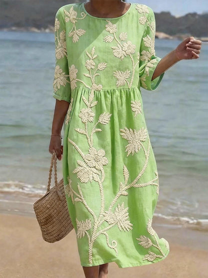 Viola | Damen Freizeitkleid mit floralem Muster