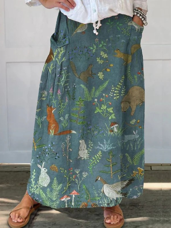 Leichte Bedruckte Skirt