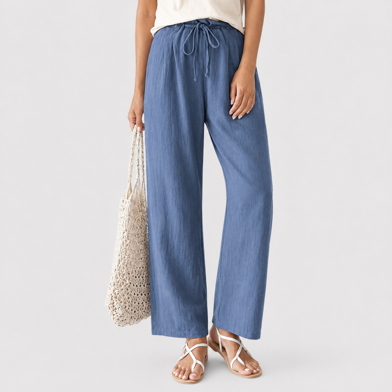 Vara - Relaxed Fit Hosen mit Verstellbarem Bund