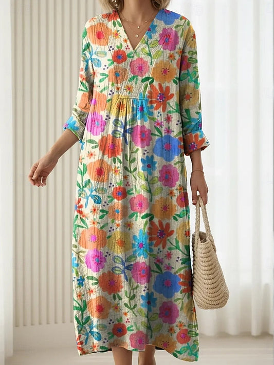 Langes Boho-Kleid