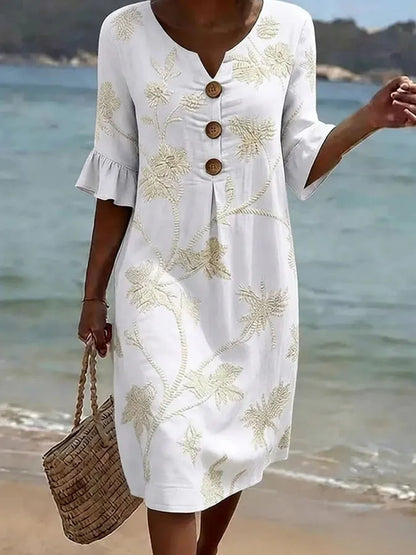 Ottavia | Frauen Freizeitkleid mit Blumenmuster