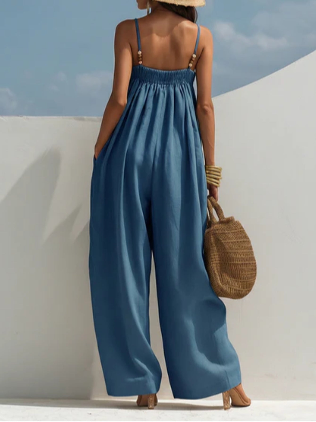 Madison | Jeans Overall mit Weiten Beinen