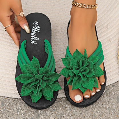Elegante Sandalen mit Blumen