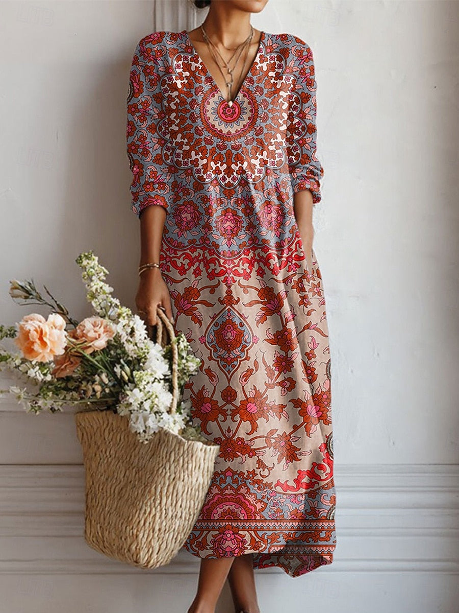Bohemian Langkleid