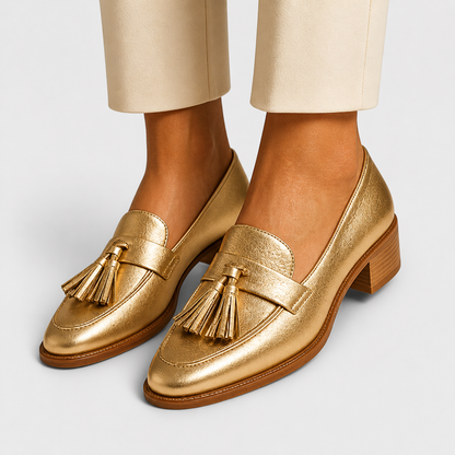 Céleste | Goldene Mokassins
