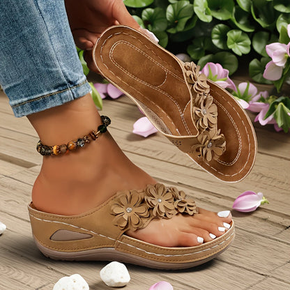 Bequeme Blumensandalen