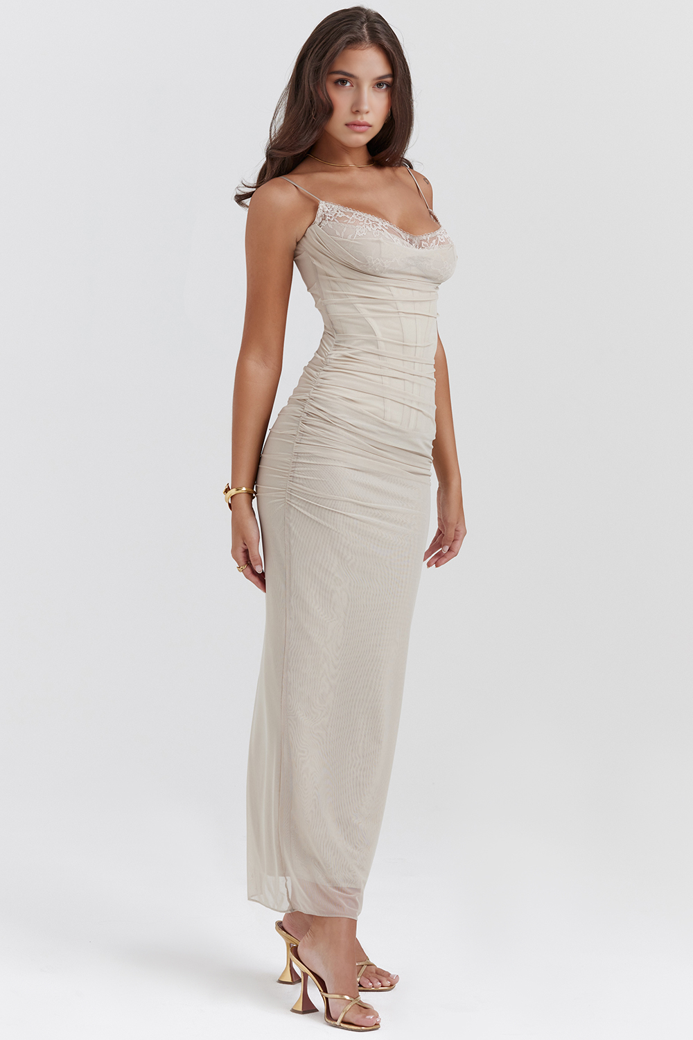 Elegantes Himmelblaues Kleid