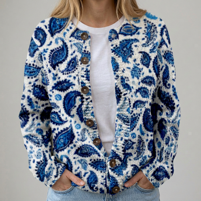 Lieselotte | Floral Print Cardigan für den Herbst