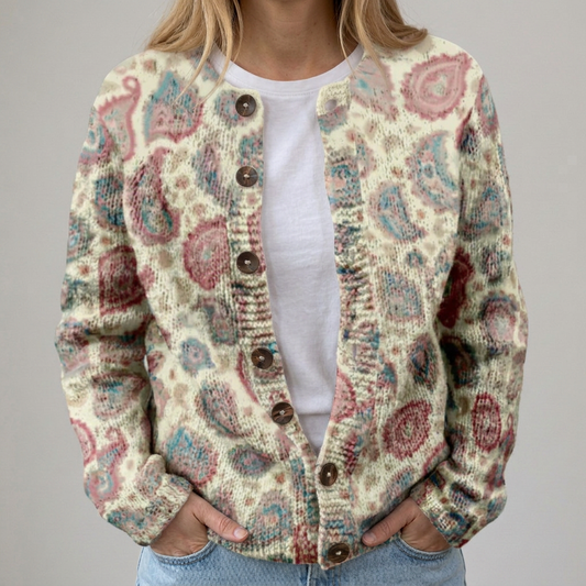 Clara | Floral Print Cardigan für den Herbst