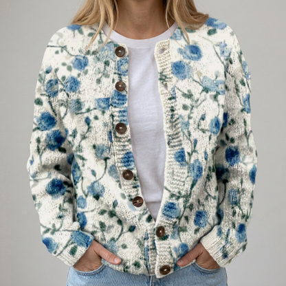 Marlene | Herbst Floral Cardigan