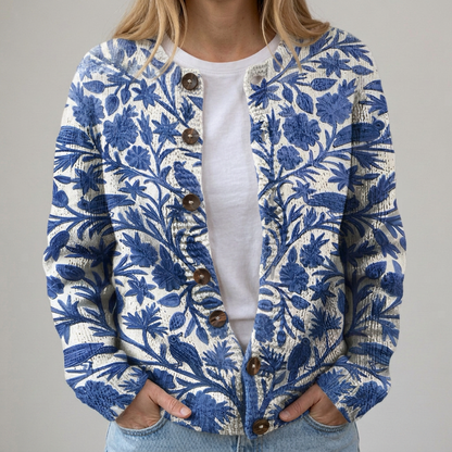 Marie | Blumenmuster Cardigan