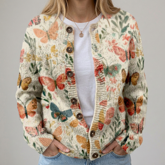 Sophie | Floral Print Cardigan für den Herbst