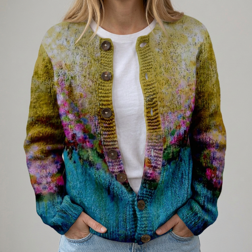 Hanna | Herbst Floral Cardigan