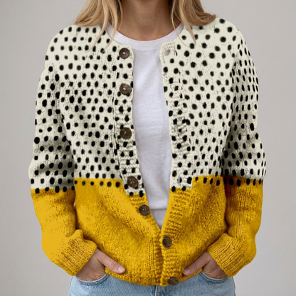 Frieda | Herbstblumen Cardigan