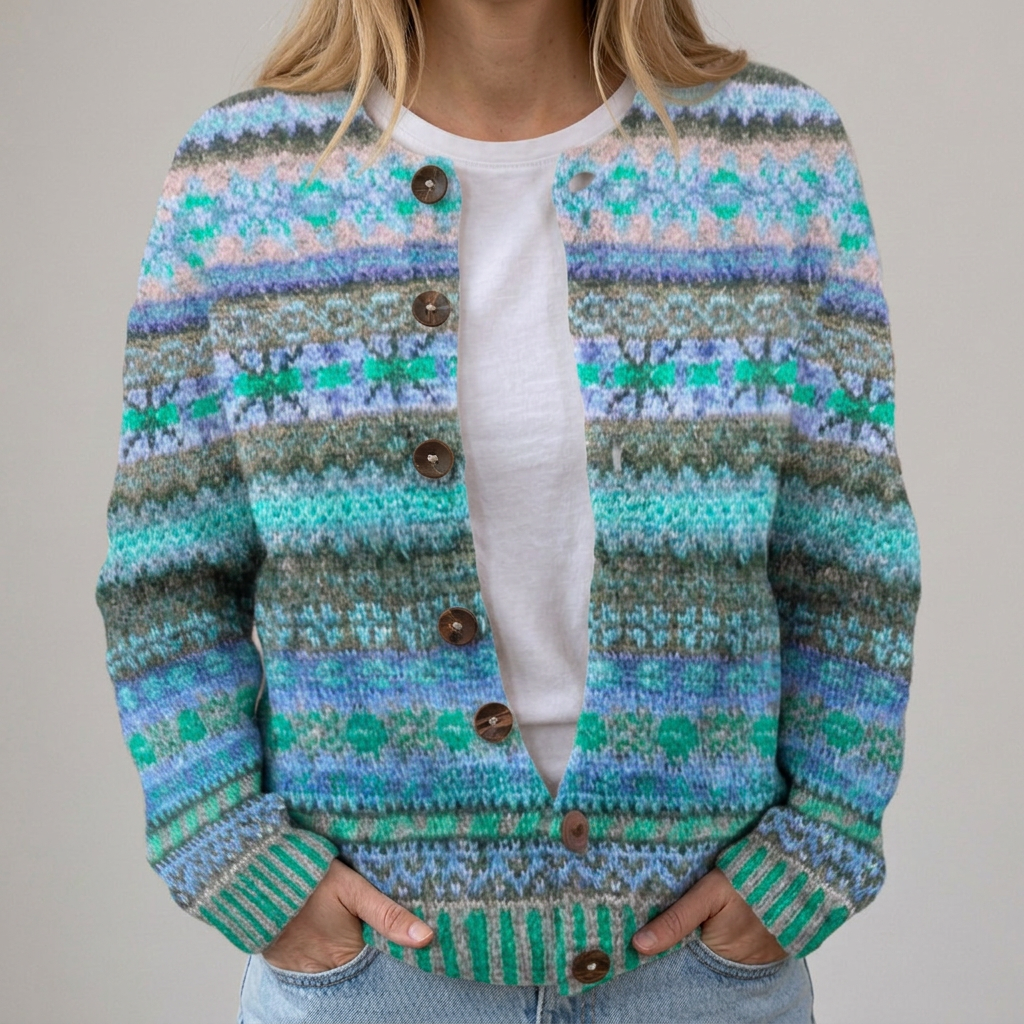 Mia | Herbst Floral Cardigan
