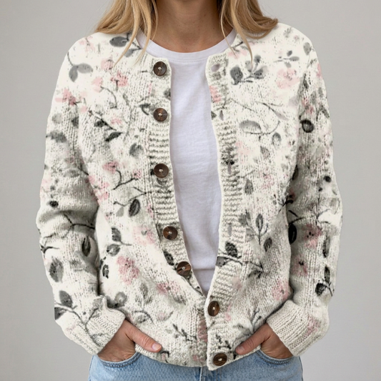 Lina | Herbst Floral Cardigan