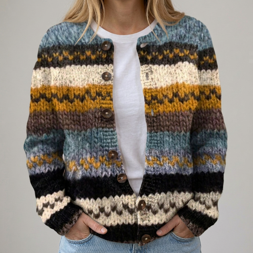 Emilia | Herbst Floral Cardigan