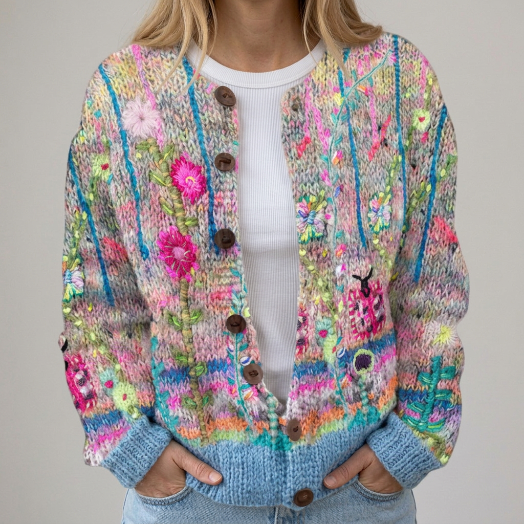 Svea | Floral Print Cardigan