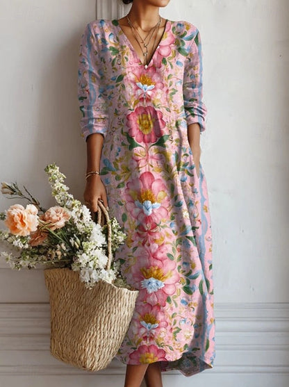 Unna | Langes Boho-Kleid