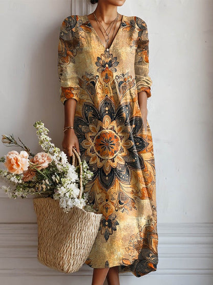 Zephyra | Langes Boho-Kleid