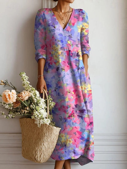 Verity | Langes Boho-Kleid